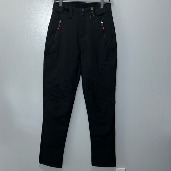"NWT" Free Soldier Outdoor Softshell Hiking Tactical Black Pants- Size 26 - Picture 2 of 14